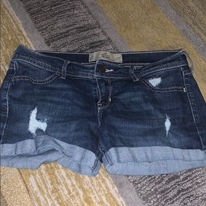 Hollister jean shorts